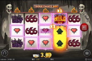 Charlie Chance XReelz Slot Wilds Feature