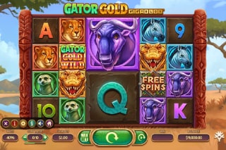 Gator Gold Gigablox Mobile Slot Game
