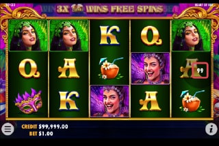 Heart of Rio Mobile Slot Game