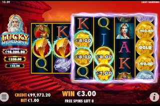 Lucky Lightning Free Spins Win