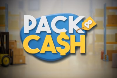 Pack & Cash Slot Logo