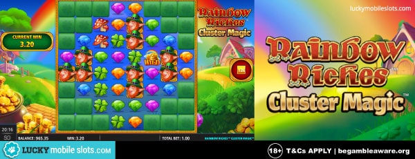 Rainbow Riches Cluster Magic Slot Game