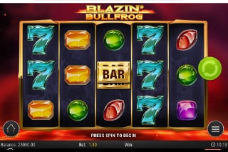 Blazin Bullfrog Mobile Slot Game