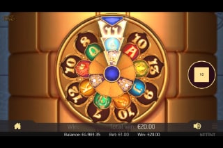 Codex of Fortune Free Spins Wheel