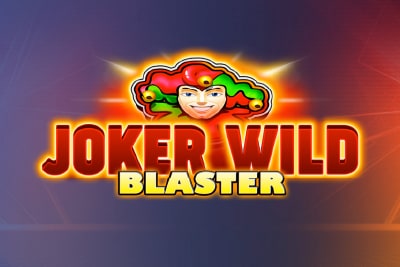 Joker Wild Blaster Slot Logo