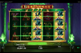 Legacy of Oz Slot Win