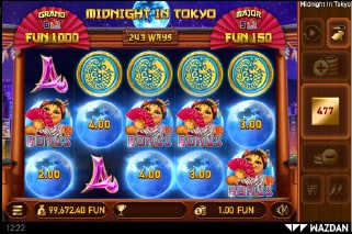 Midnight In Tokyo Slot Machine Win