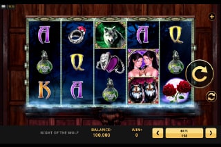Night of the Wold Mobile Slot Game
