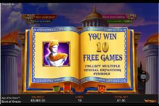 Age of the Gods Book of Oracle Free Games Symbol