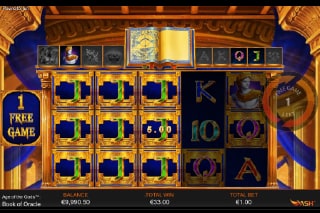 Age of the Gods Book of Oracle Free Spins Bonus