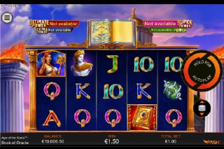 Age of the Gods Book of Oracle Mobile Slot Game