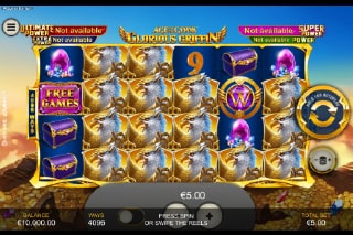 Age of the Gods Glorious Griffin Mobile Slot Game