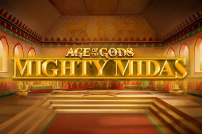 Age of the Gods Mighty Midas Slot Logo