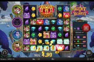 Agent of Hearts Mobile Slot Game