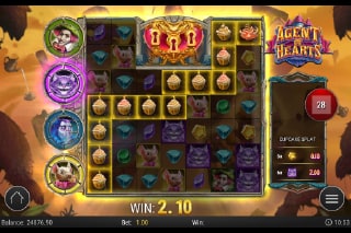 Agent of Hearts Slot Win