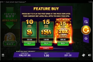 Break Da Bank Again Megaways Bonus Buy