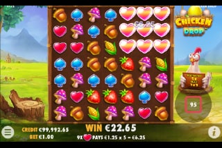 Chicken Drop Slot Egg Drop Feature