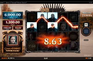 Game of Thrones Power Stacks Free Spins Bonus