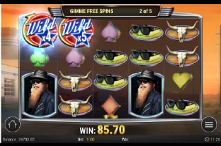 ZZ Top Roadside Riches Gimme Free Spins