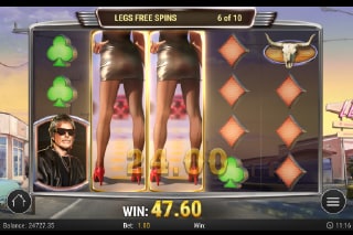 ZZ Top Roadside Riches Legs Free Spins