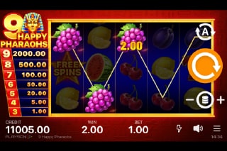 9 Happy Pharaohs Mobile Slot Game