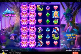 Alice In Wildland Free Spins Bonus