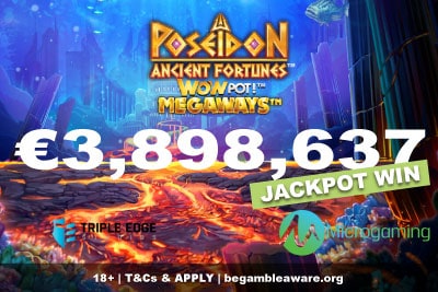 Ancient Fortunes Poseidon Wowpot Megaways Jackpot Win