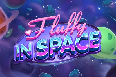 Fluffy In Space Slot Logo