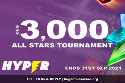 3,000 Hyper Casio Slot Tournament - All Stars