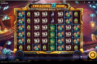 Treasure Mine Power Reels Mobile Slot Game