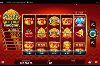 9 Masks Of Fire Hyper Spins Mobile Slot