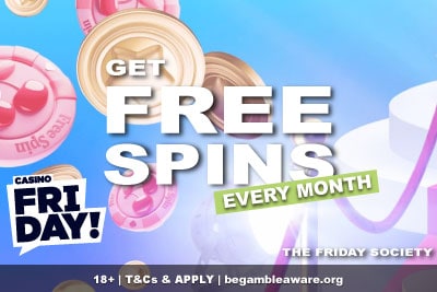 Get Free Spins Every Month At Casino Friday