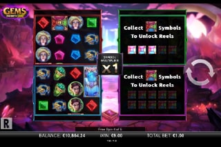 Gems Infinity Reels Free Spins Bonus