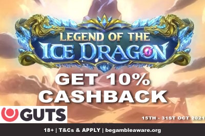 GUTS Casino Cashback Promo - October 2021