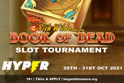 Enter The Hyper Casino Book of Dead Slot Tournament