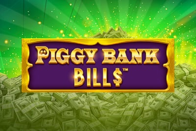 Piggy Bank Bills Slot Logo