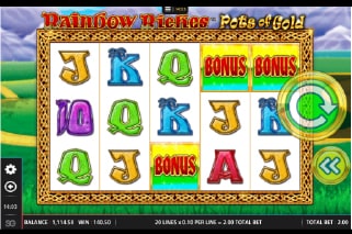 Rainbow Riches Pots of Gold Bonus Scatters