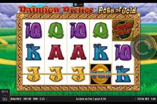 Rainbow Riches Pots of Gold Mobile Slot