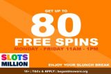 Get SlotsMillion Casino Free Spins Every Weekday