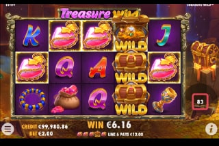 Treasure Wild Slot Wilds