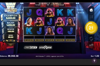 WWE Legends Mobile Slot Game