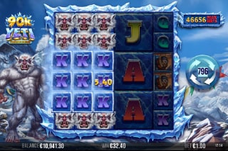 90K Yeti Gigablox Slot Feature