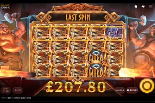 Hammer Gods Free Spins Win
