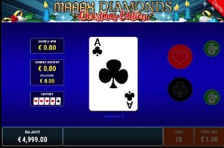 Maaax Diamonds Christmas Edition Gamble Feature