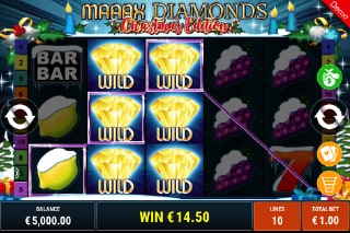 Maaax Diamonds Christmas Edition Slot Wild Win