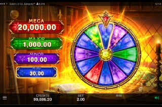 Sisters of Oz Jackpots Jackpot Wheel