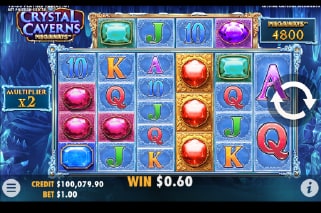 Crystal. Caverns Megaways Multiplier Win