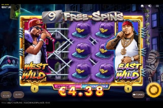 Hustling Slot Free Spins Bonus