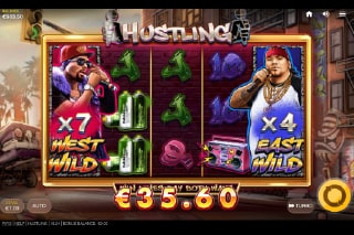 Hustling Wild Multipliers Win