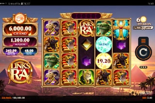 Links of Ra Mobile Slot Game